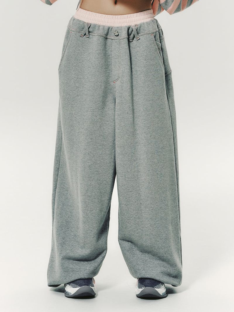 STITCH JOGGER PANTS GREY