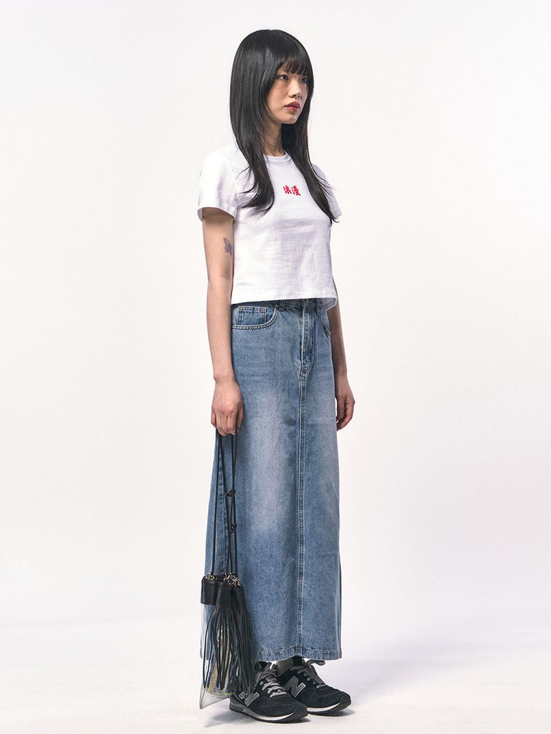 ROMANCE CROP T-SHIRT WHITE