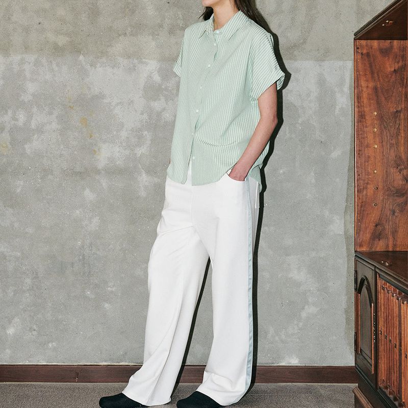 Banding Track Pants Ivory