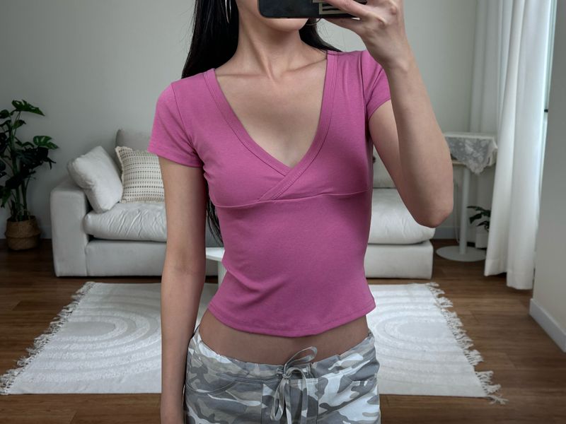 ballet wrap tee