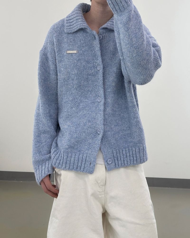 Arin Collared Knit Warmer Cardigan