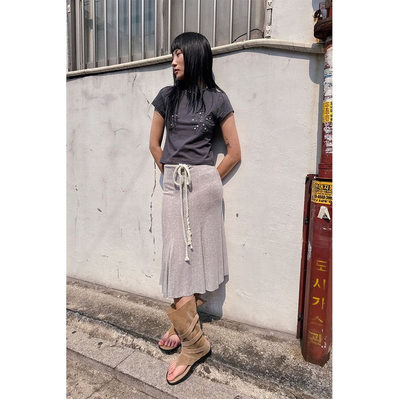 ROPE FLARE SKIRT