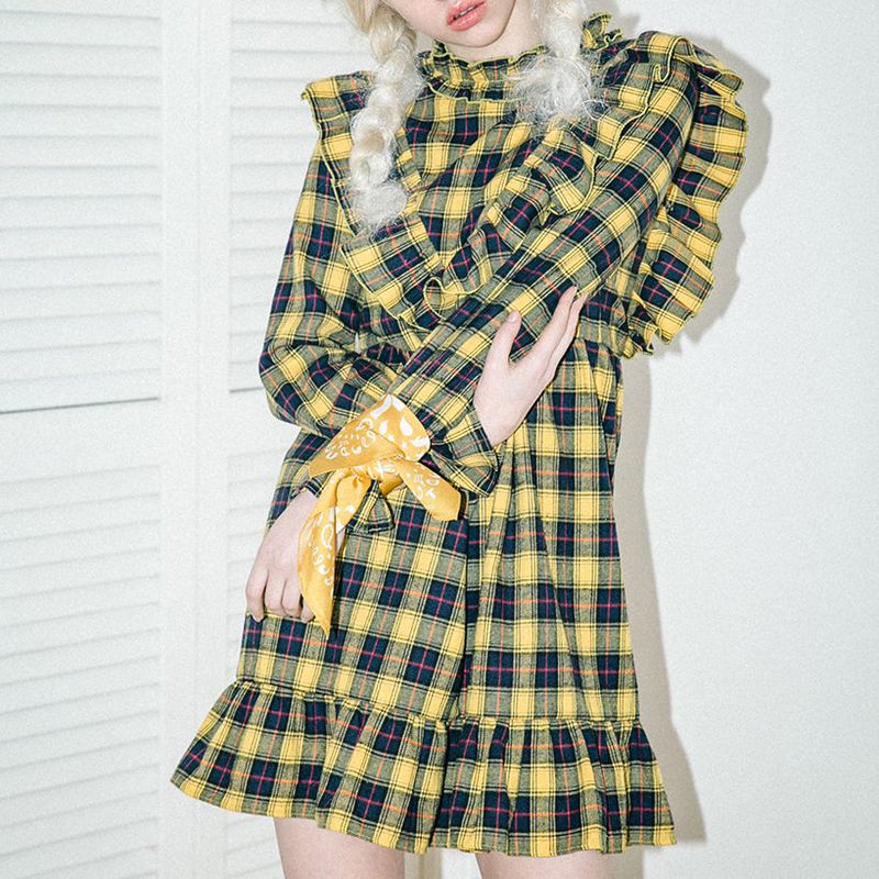 CLUT STUDIO(クラットスタジオ)の「1 2 cat paisley bandana - YELLOW(Smartphone Accessories)」