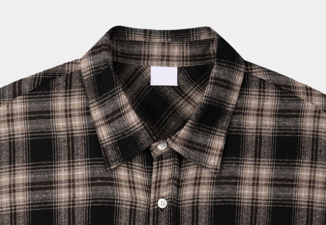 Kuiper Overfit Simple Pocket Check Shirt