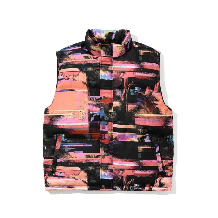 LOGO DOWN PADDING VEST PINK