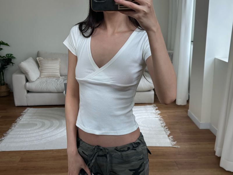 ballet wrap tee