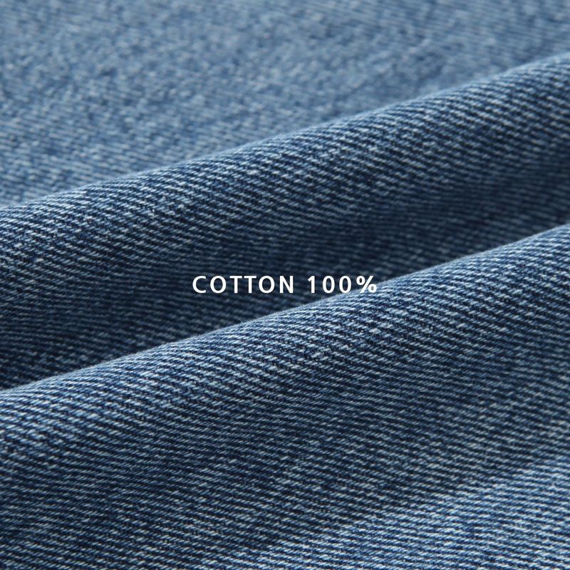 Cattle painting denim pants -2C