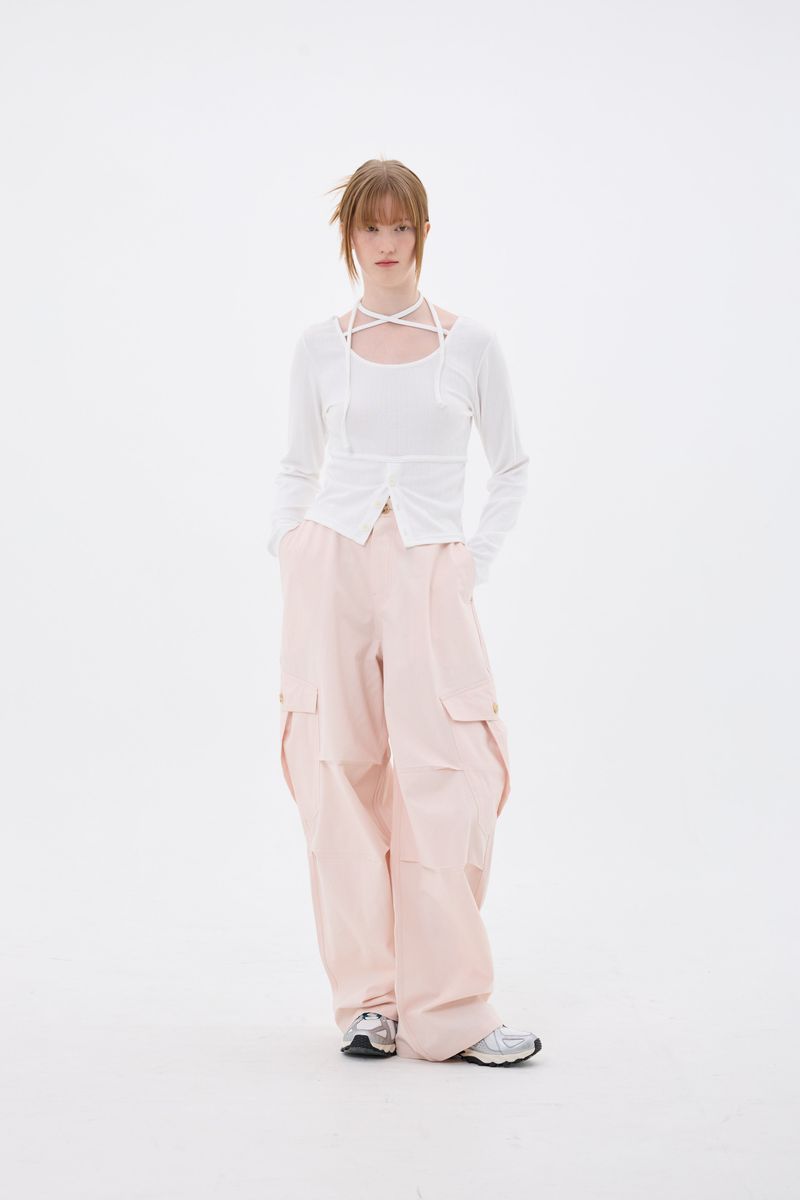 LUNA WIDE PANTS / PINK