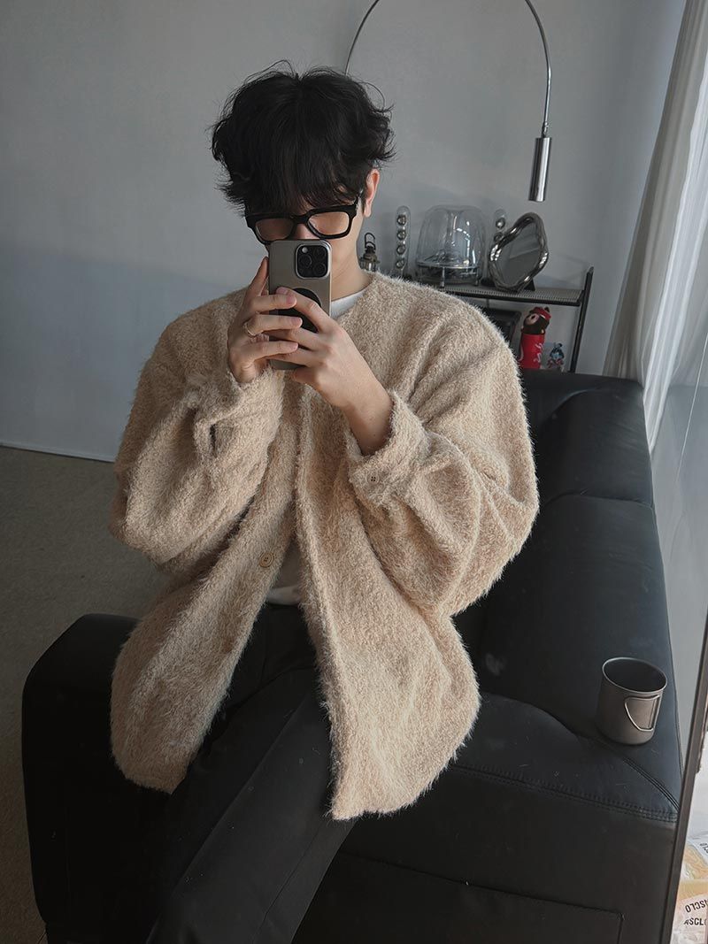 ASCLO Cloud Fur Cardigan (4color)