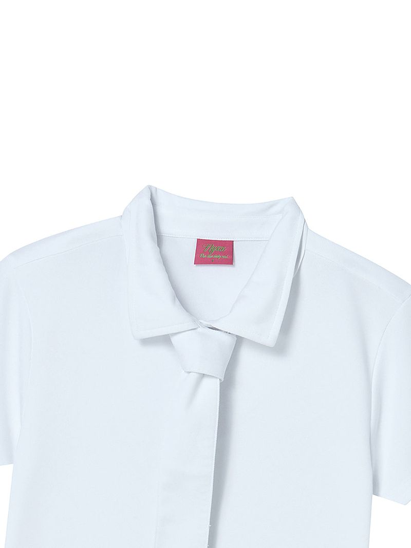 TIE PIQUE SHIRT WHITE