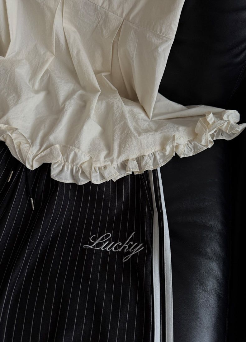lucky track pants (black)