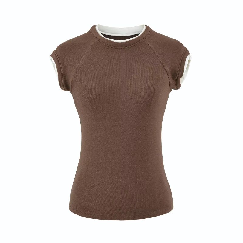 Mina Layered Trim Tee