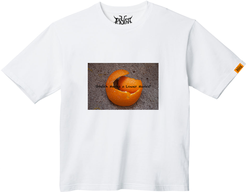 PSYCHO（サイコ）の「ストレッチマークス = ローワーマークス? オーバーサイズTシャツ (7-10 Days Preparation)（トップス）」