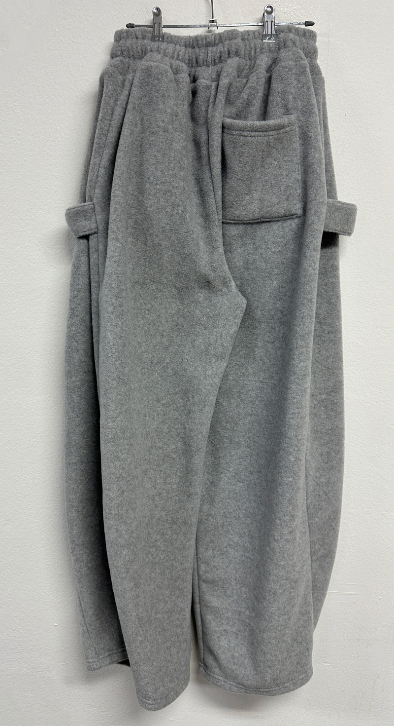 BOTH-SIDES FLEECE SNAP LONG PANTS 🧸🩵🤍6COLOR