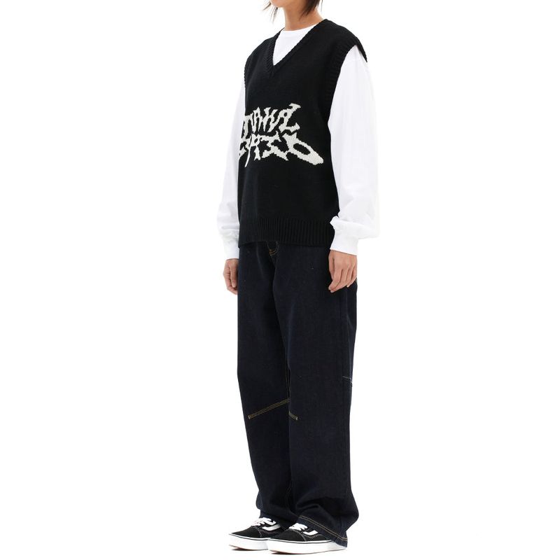 TRIBAL LOGO KNIT VEST