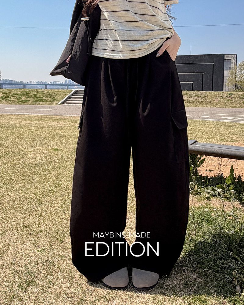 [MADE] Mel curved banding wide pants