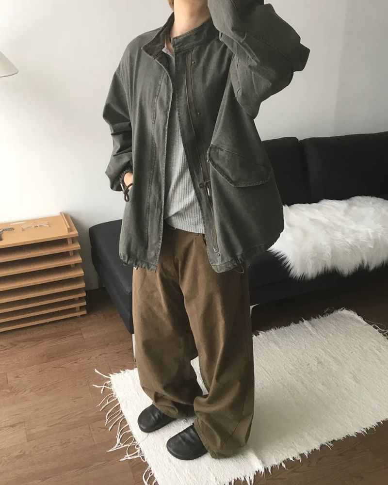 Patin Washed Short Field Jacket