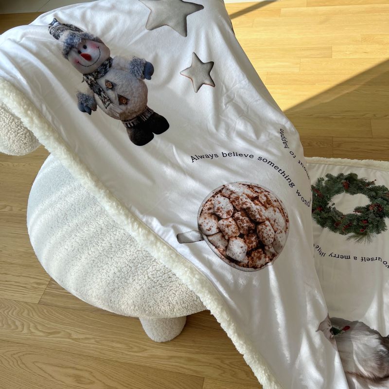Fluffy Christmas Blanket - 100x150cm