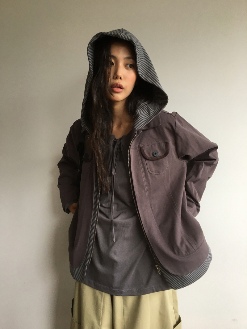DUGGY（ダギー）の「アイソ レイヤー フーデッド ジャケット(2color)（ジャケット/アウター）」