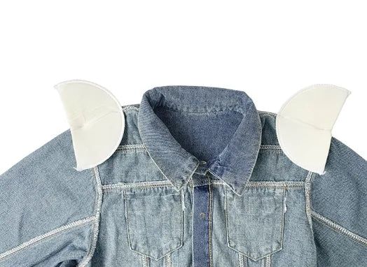 Raeon Vintage Crop Washing Denim Jacket