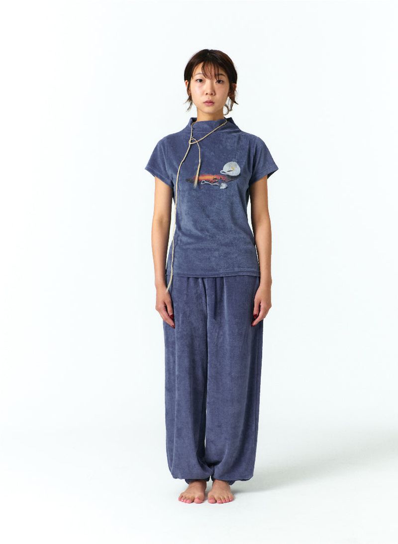 CRACKED CUP TERRY JOGGER TROUSER