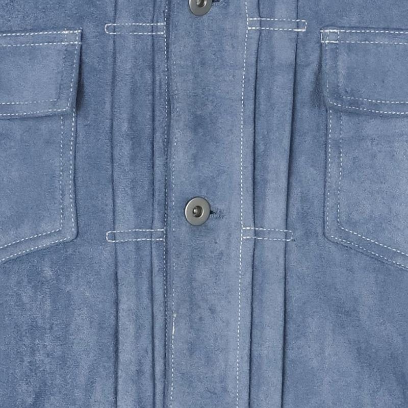 ASCLO Suede Crop Trucker Jacket (4color)