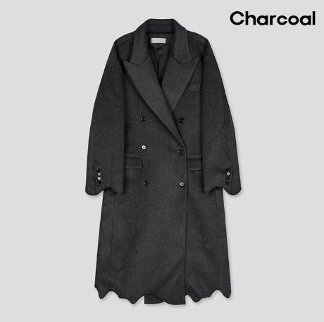 Leak damage wool double coat
