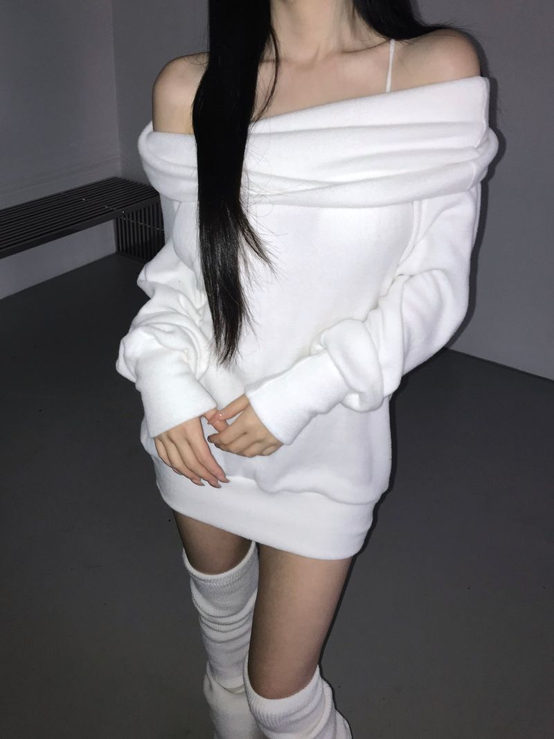 THEAIRTOWN(ザエアータウン)の「softie off drape knit(5 color)(Tops)」