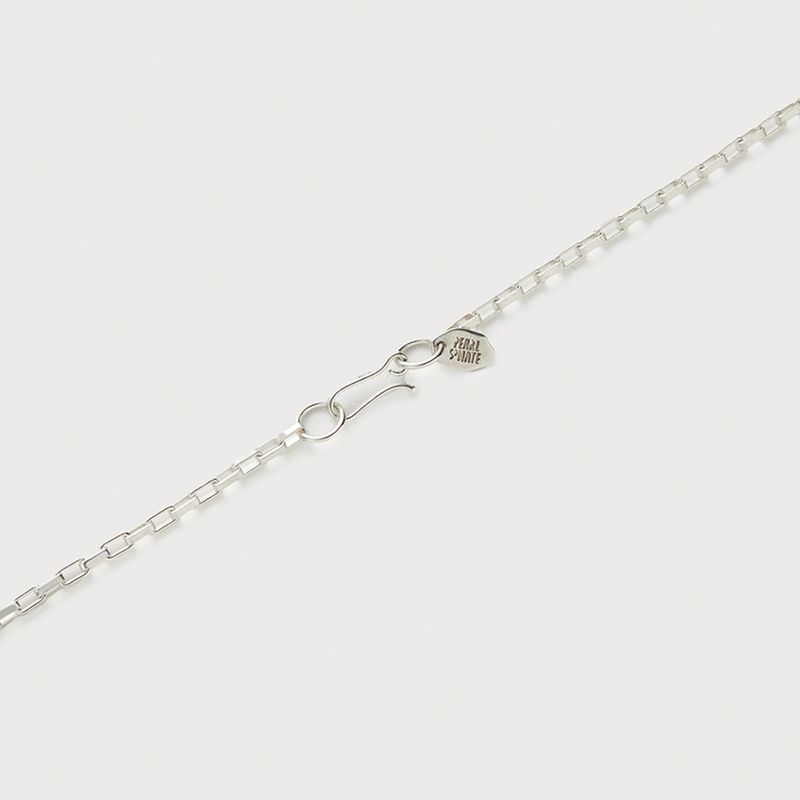 Irregular Pearl Box Chain Necklace