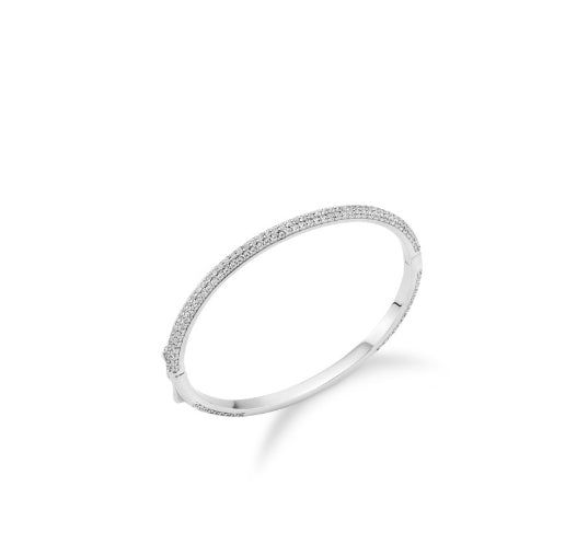 26SS★ [Premium Plating] Essence AB(W) Luxe Full Pave Bangle