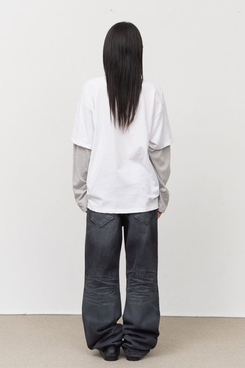 Grunge Rock Layered Longsleeve