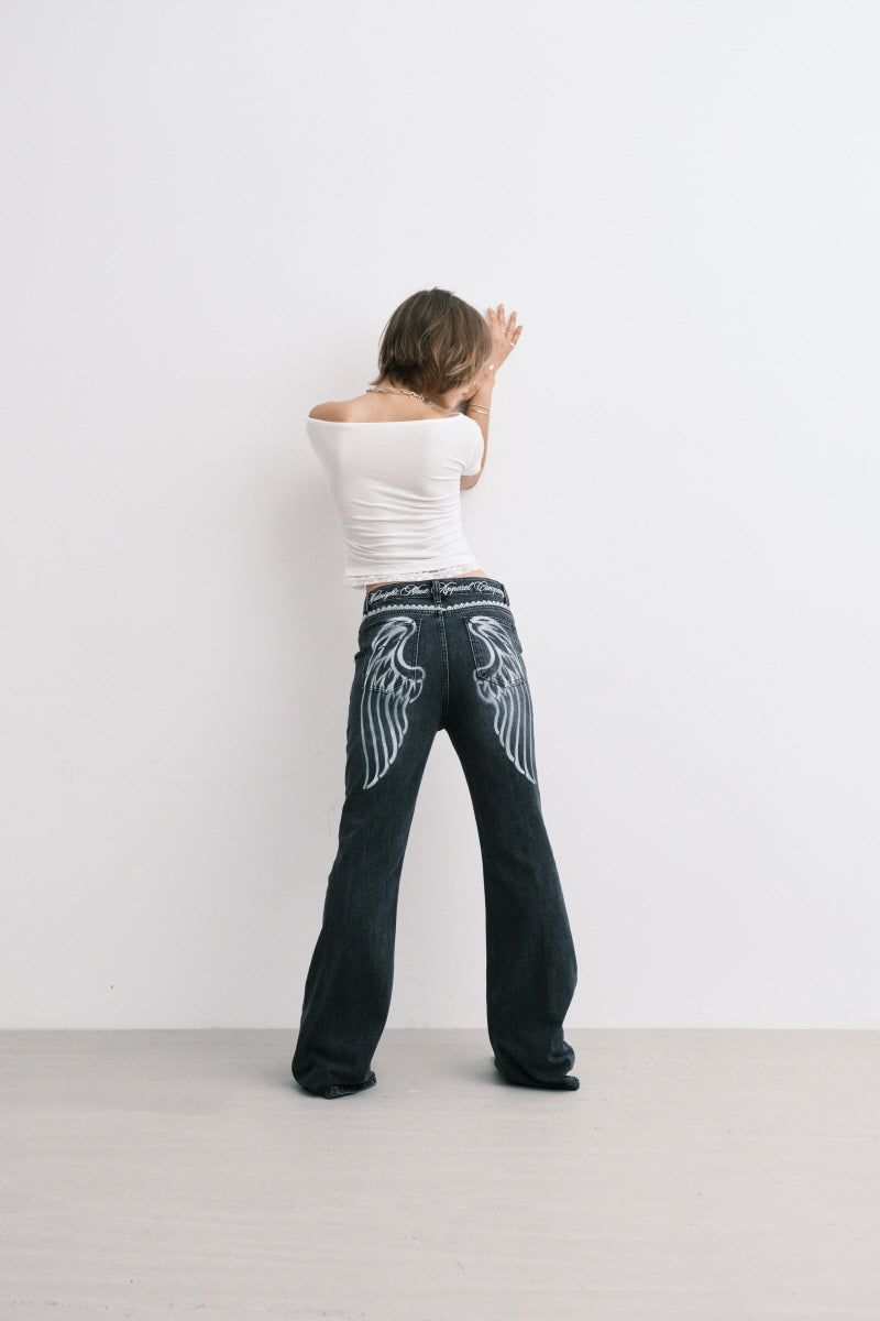 lace bt pants (black)