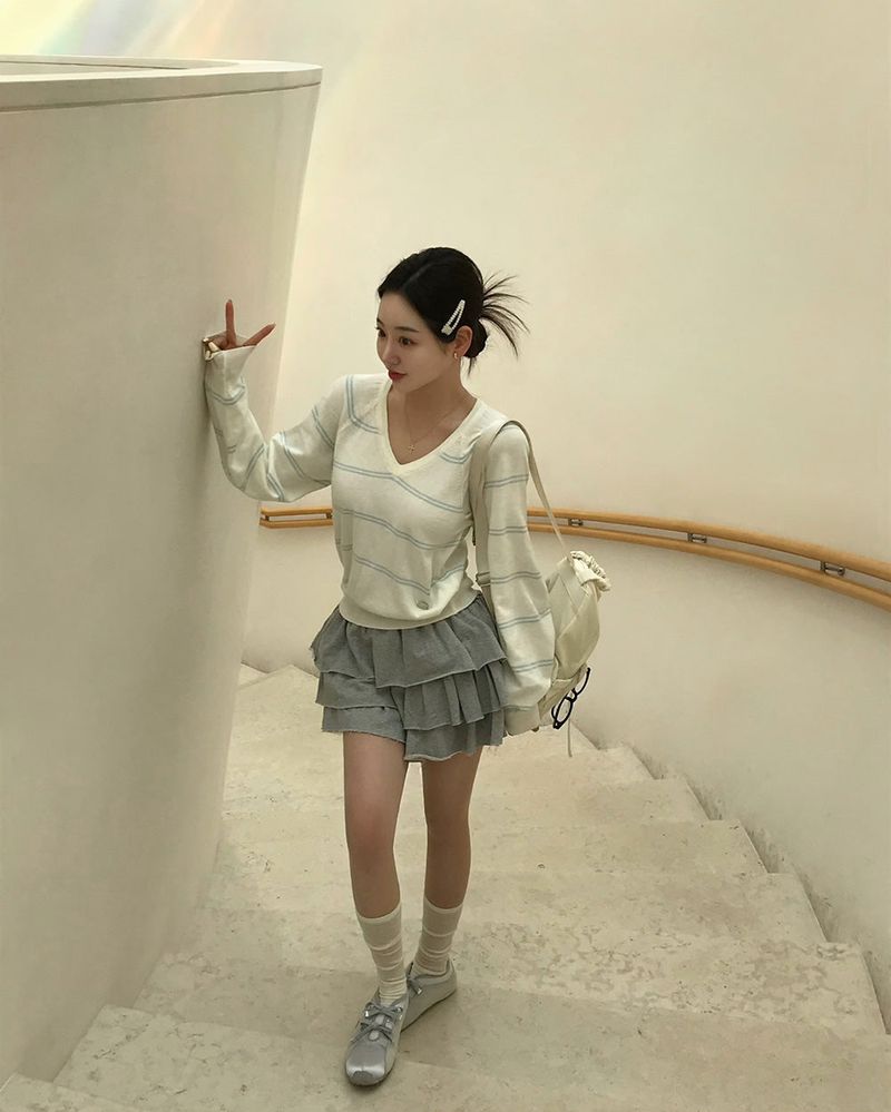 [MADE] Cabbage, Teard Miniskirt Pants