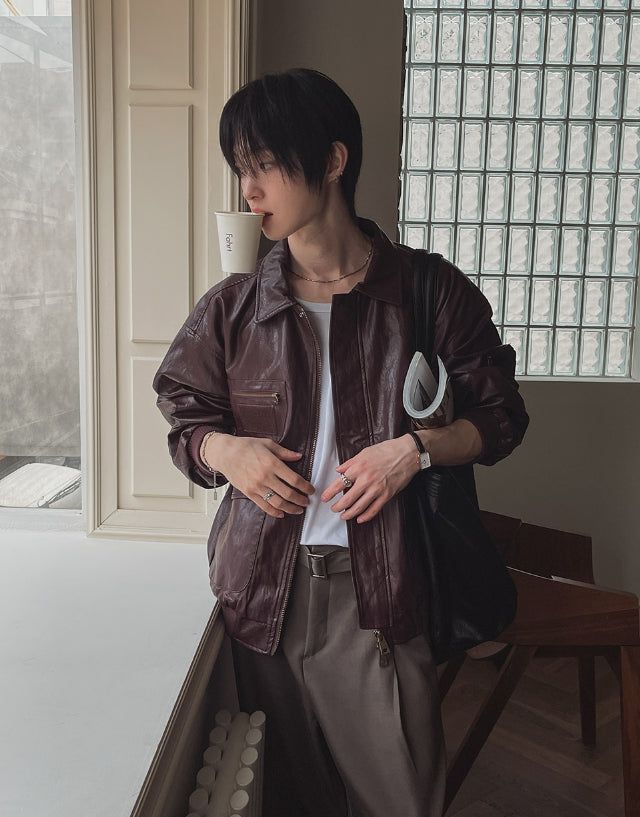 Salty Vintage Leather Jacket