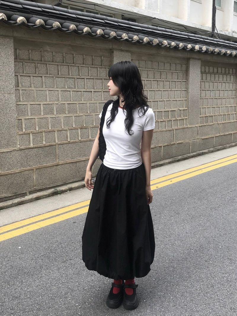 Balloon Maxi Skirt