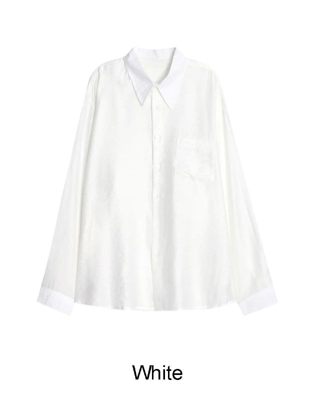 Dipel Airy Stripe Overshirt