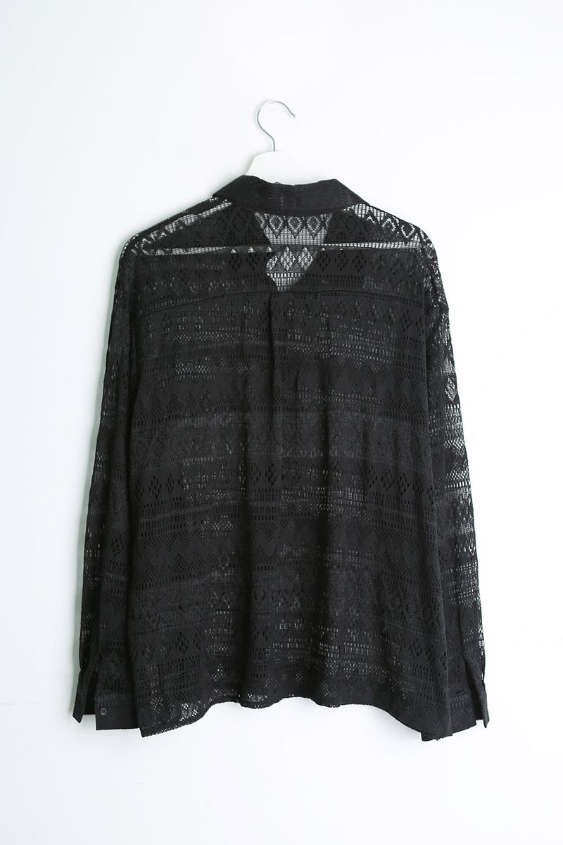 WOOLA CROCHER OVERFIT SHIRTS