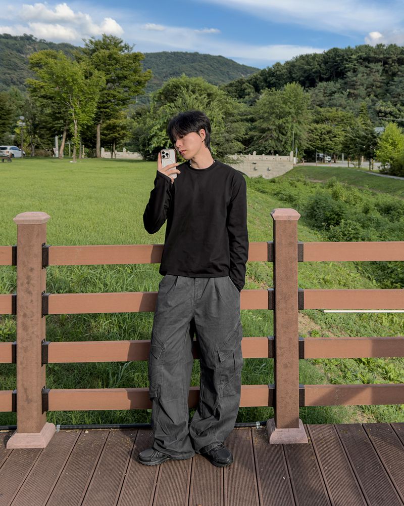 Pre Supima Cropped Long Sleeve