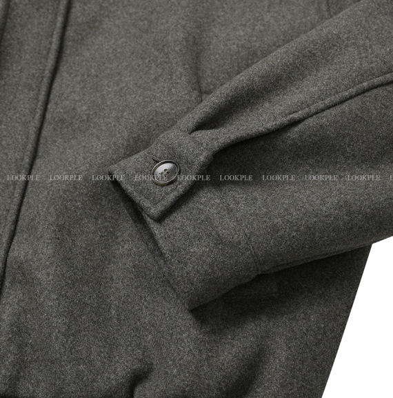 Harrington Overfit Wool Collar Jacket