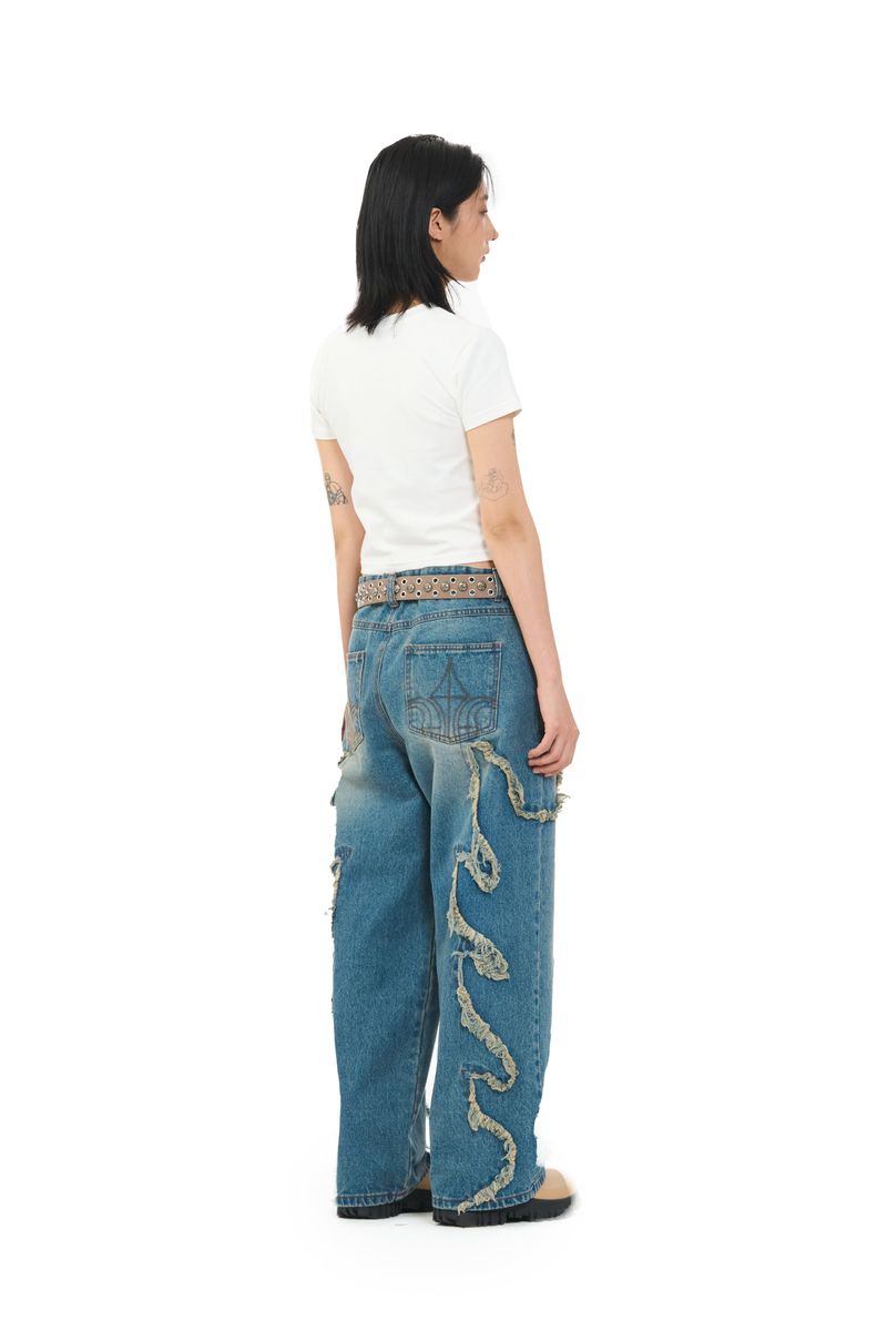 ROCK LOGO CROP TEE - WHITE