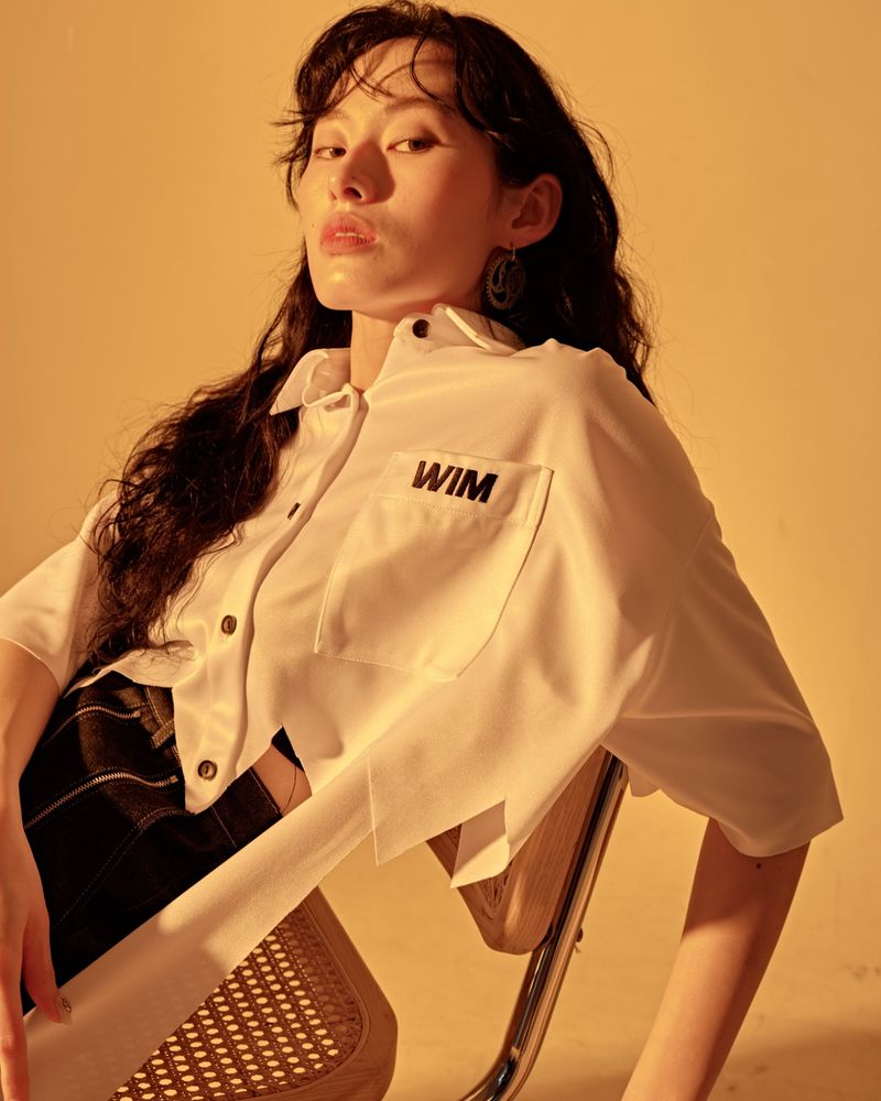 ZIGZAG EMBROIDERY SHIRT