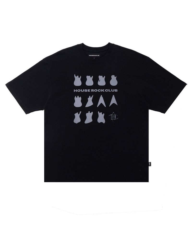 HOUSEROCKCLUB(ハウスロッククラブ)の「GUITAR TEE - BLACK(Tops)」