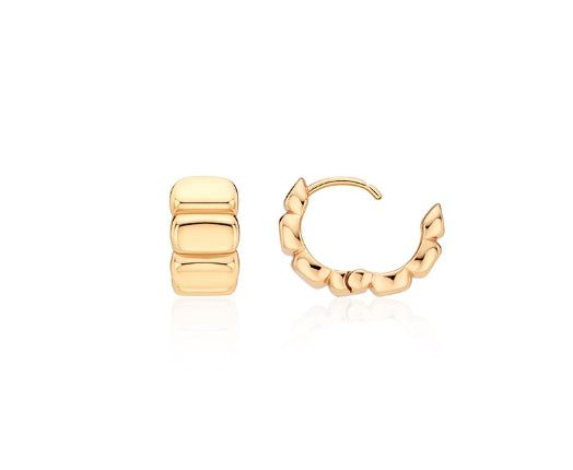 26SS★ Ice Block Silver One-Touch Earrings M