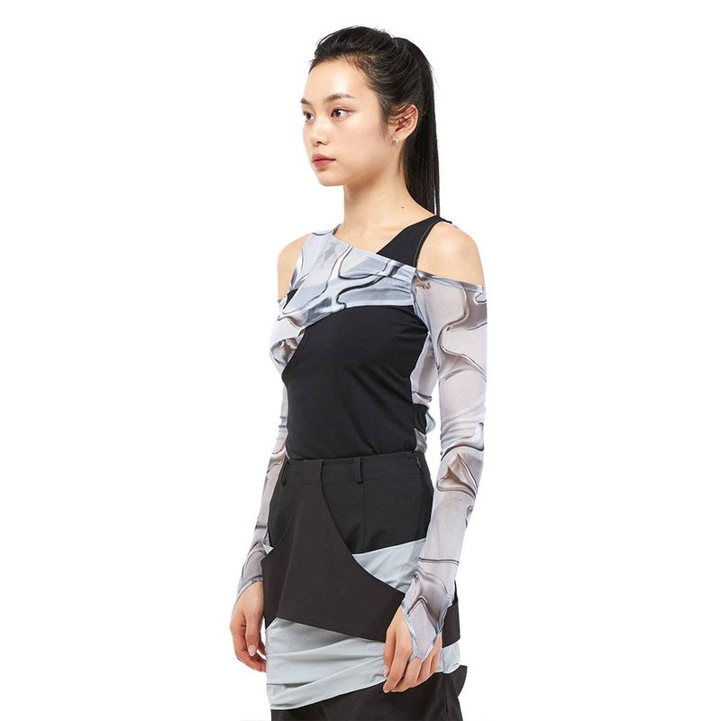 In&Out 3D Printed Top _ Black