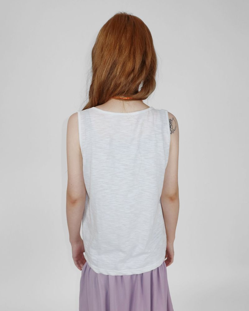 MORE BUTTON SLUB CAMI