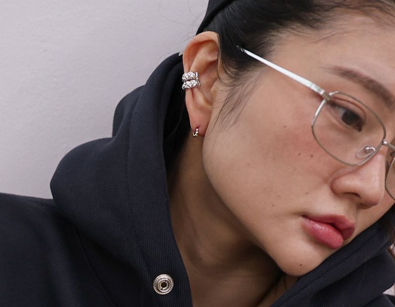 SYMBOLS（シンボルズ）の「(14k)ミニキュービックゴールドピアス（アクセサリー）」