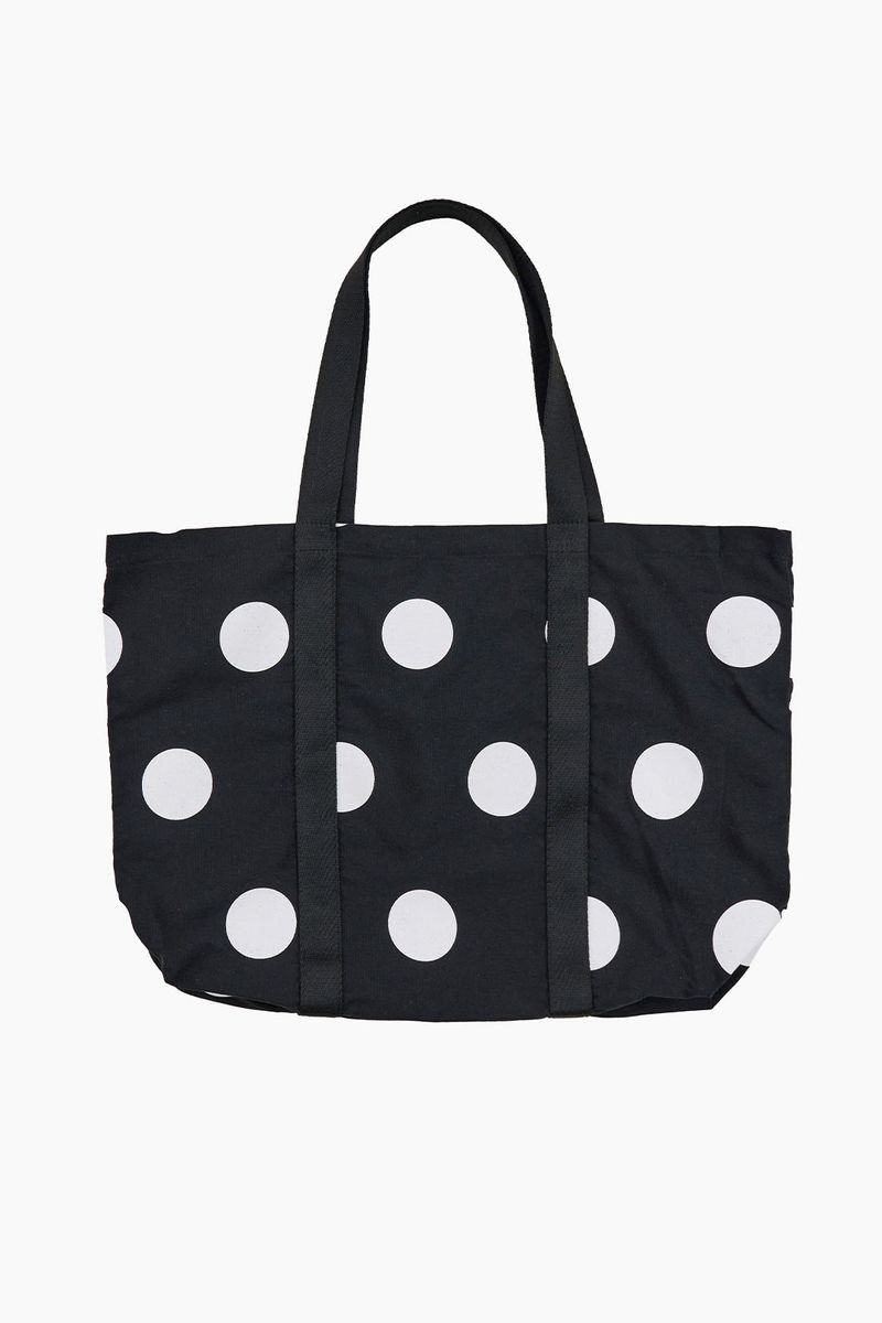 Dot cotton tote bag