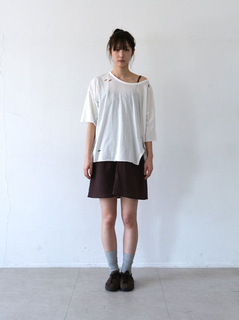 Bohemian Destroyed T-shirt (White)