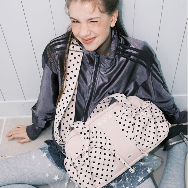 cozing（コジング）の「Dot button bag_indi pink（Bags）」
