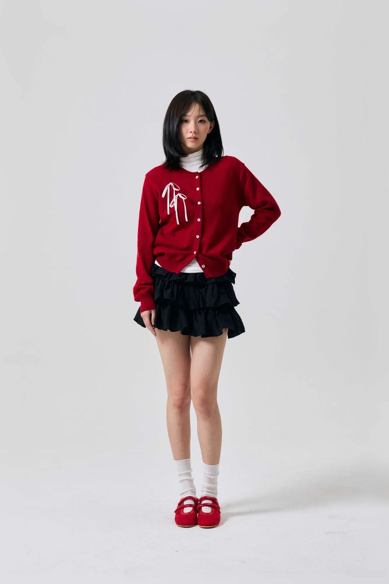 IVY MINI CANCAN SKIRT PANTS / BLACK